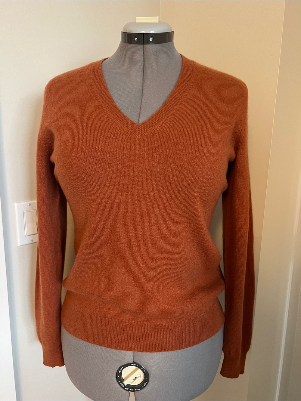 Lord & Taylor Cashmere V Neck Sweater